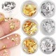 Mix Gold, Silver, Copper, leaf, Flakes 12 in box, for Antiquing ,Arts, Crafts, Decoration ,Resin